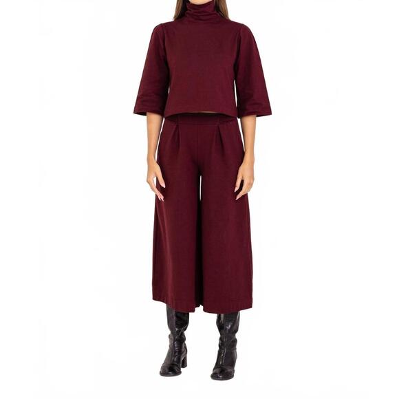 NEW BEL KAZAN atlas pant in oxblood